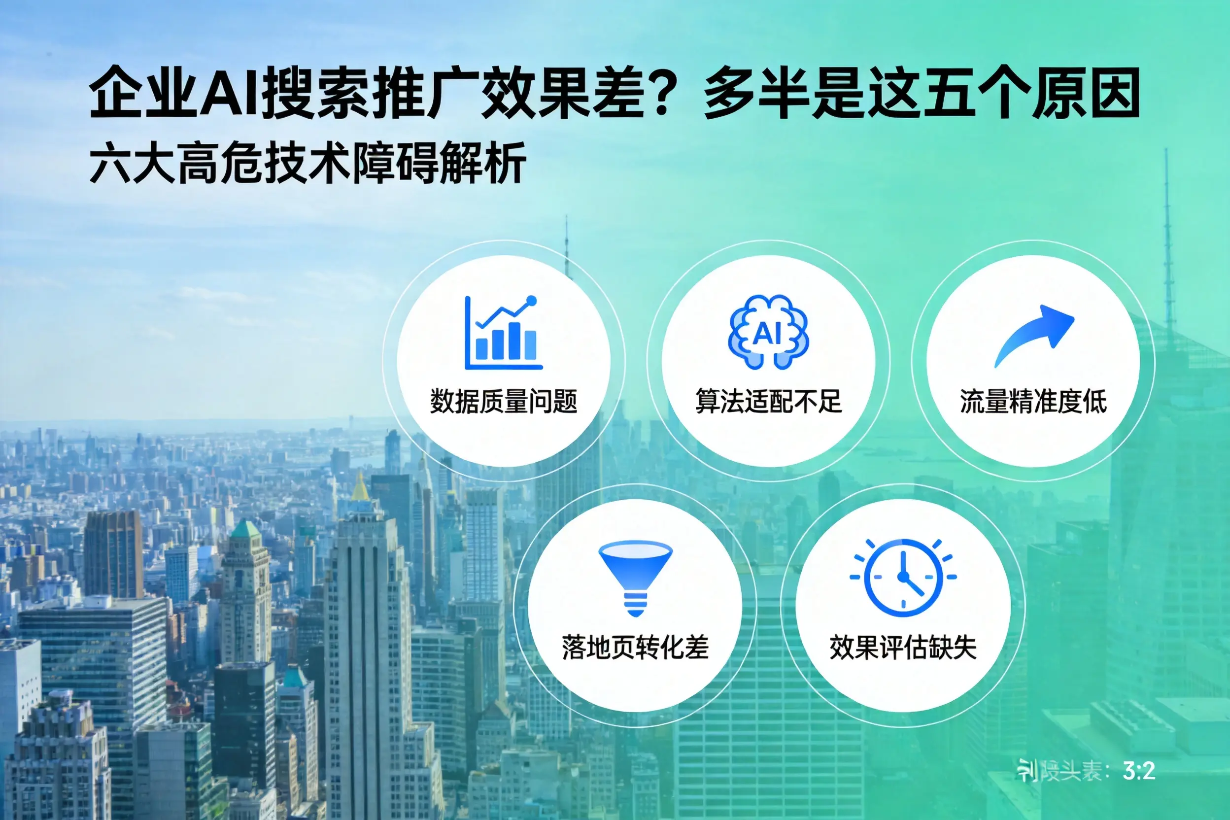 广宗企业AI搜索推广效果差？多半是这五个原因